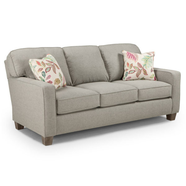 modern annabel sofa with track arm style