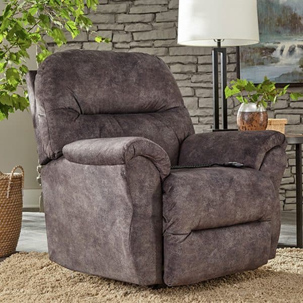 Bodie Recliner wth Power in Soft Polyester Fabric