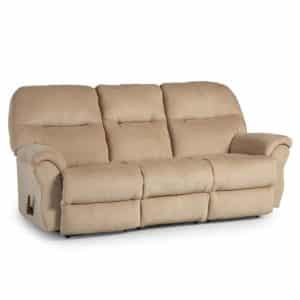 bodie reclining sofa with power recline in 3 seat sofa and soft durable fabric