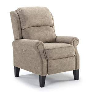 traditional wing back style power joanna recliner