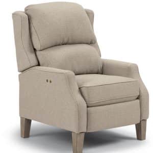 best home furnishings pauley recliner with wing back design