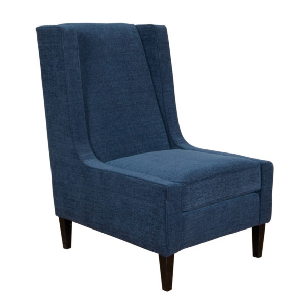 modern armless atwood wing style accent chair