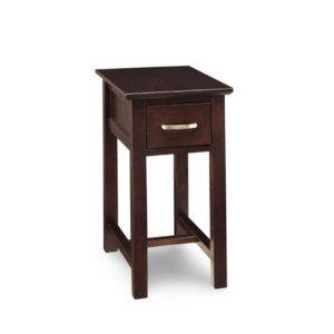 solid wood handstone modern style brooklyn small chairside table