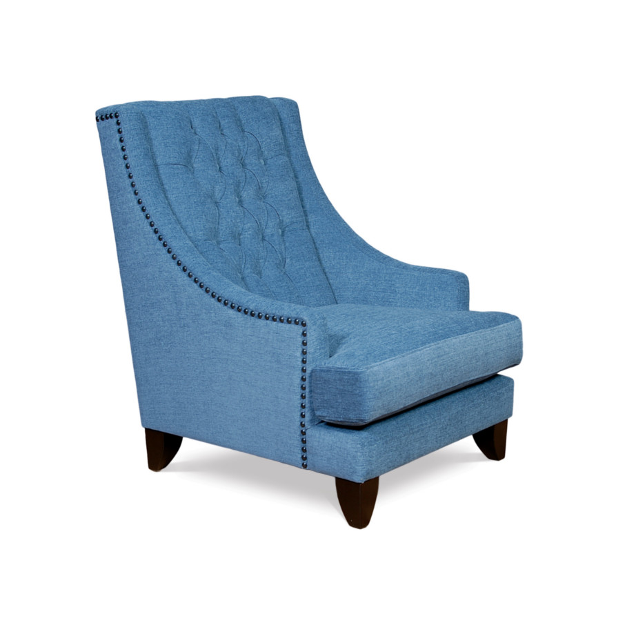 canadian made in custom fabrics caeser accent chair