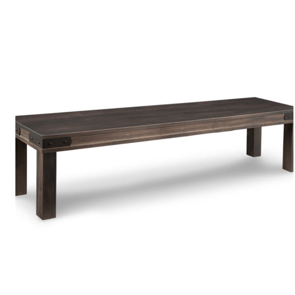 chattanooga solid wood leg bench by handstone