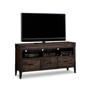 rustic solid wood chattanooga handstone tv media console stand