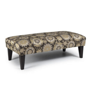 hand crafted custom made linette bench ottoman as coffee table