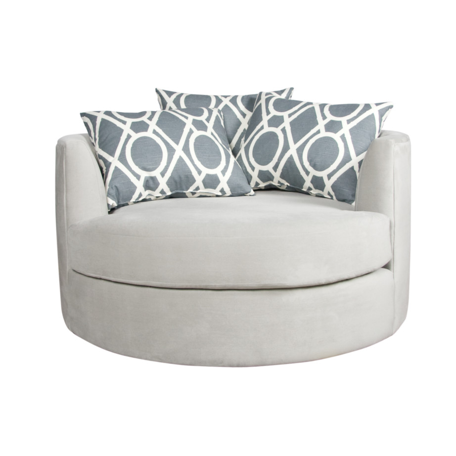 custom fabric options for nestle swivel chair in popular nest design