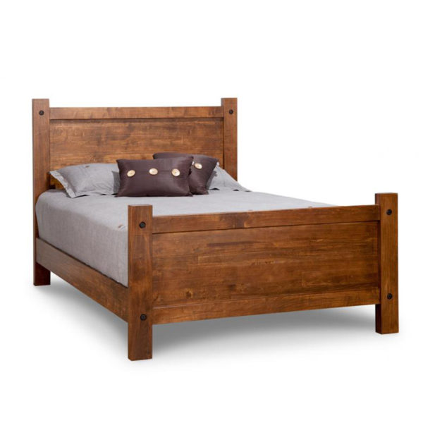 hand crafted in canada rafters solid wood rustic panel bed