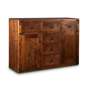 made in canada by the amish saratoga sideboard in custom solid wood finish