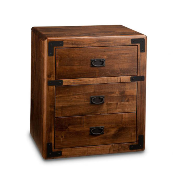 canadian madd solid wood saratoga night stand with drawers