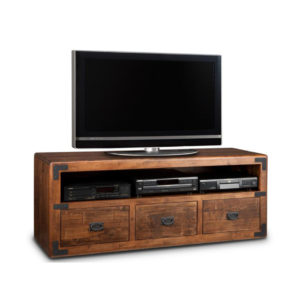 handstone solid wood saratoga tv console for media stand