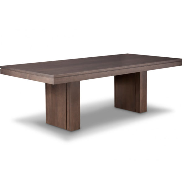 modern farmhouse cordova solid wood dining table