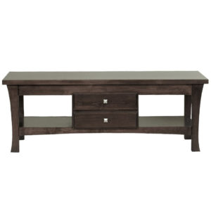modern solid wood furniture crofton coffee table with drawers