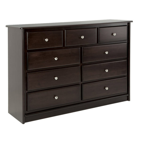 solid wood modern style furniture galiano dresser with 9 drawers