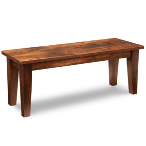solid rustic wood glen garry bench with legs