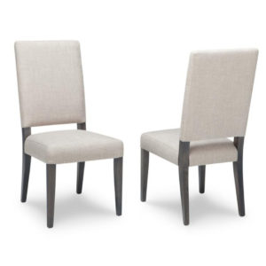 made in canada full fabric with wood frame hampton dining chair