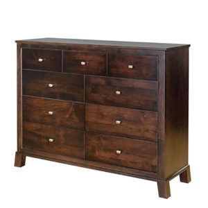 modern solid wood with tapered feet kitsilano mule dresser