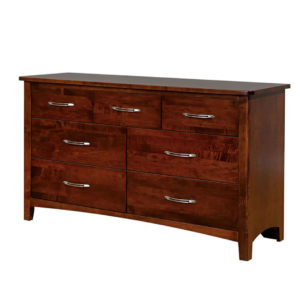 solid wood canadian made metro dresser with 7 drawers