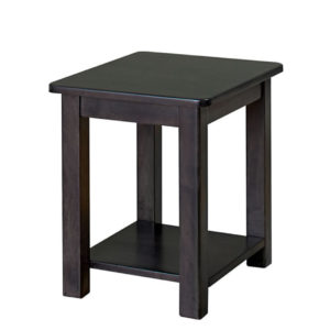 condo size solid wood metro end table