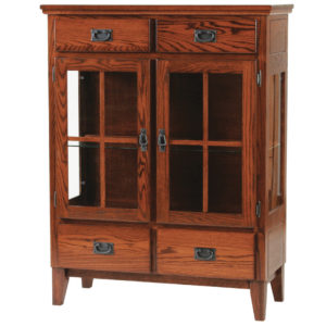 woodworks solid wood furniture mission crafted 2 door dinig chest with lattice trim doors