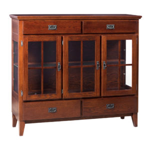 carfted in canada from real solid wood mission style dining chest