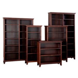 solid malpe mission style bookcase