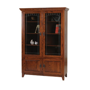 made in canada arts and crafts mission style library bookcase