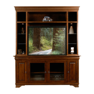 made in canada morgan wall unit in tradtional solid maple wood