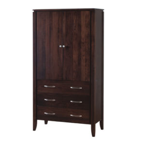 made in canada solid wood newport modern style armoire