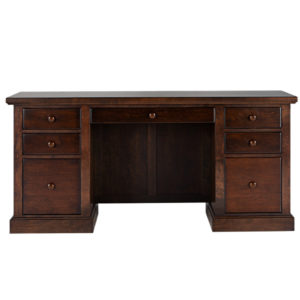 hand crafted solid wood shaker executive desk