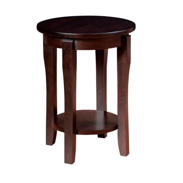 condo size furniture soho round end table in solid wood