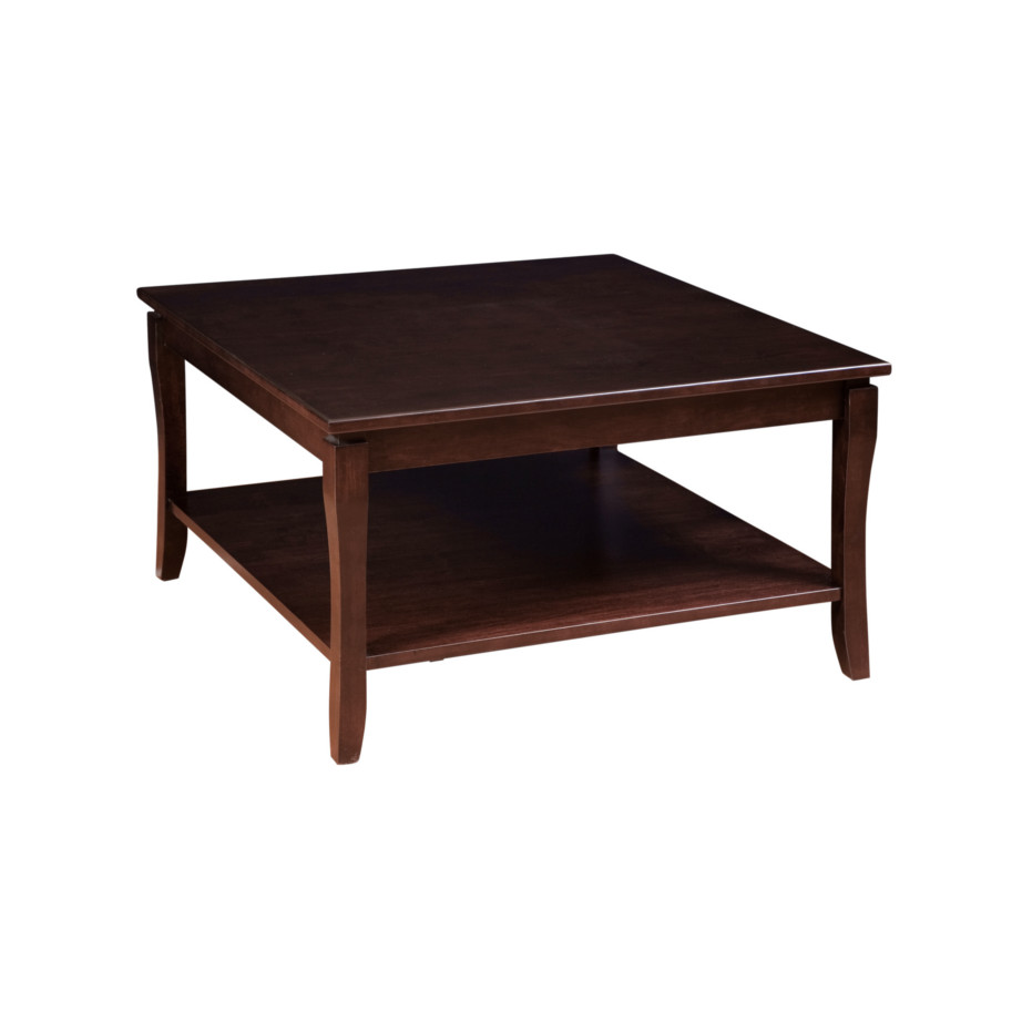 solid maple wood modern soho square coffee table