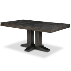 solid rustic maple canadian made steel city trestle table
