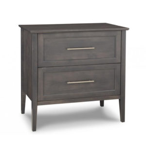 made in canada solid wood stockholm file cabinet with legal sized drawers