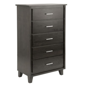 dark wood finish sydney chest of drawers with large drawers