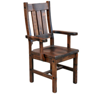 mennonite made in canada timber arm chair for dining table