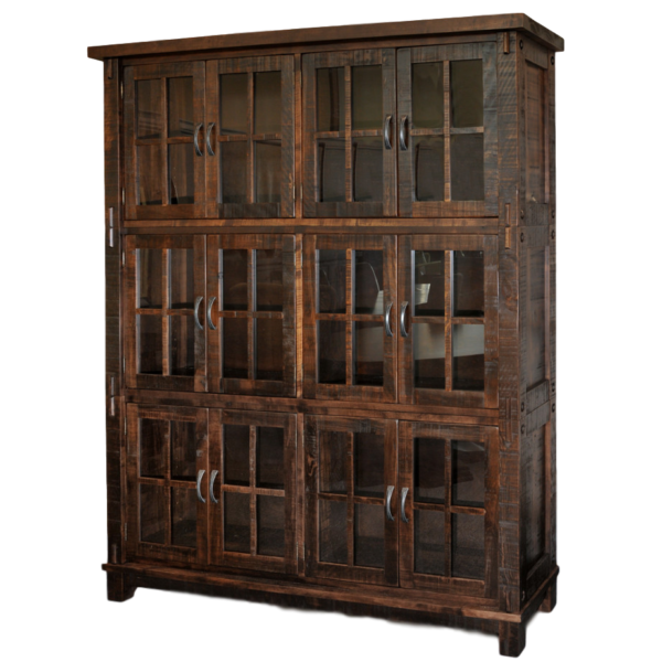 fully custom built timber wall cabinet in modular design
