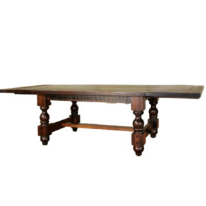 solid wood hand crafted in canada toledo table with leaf extensions