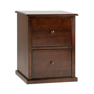 hand crafted in canada traditional home office file cabinet in solid wood