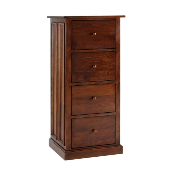 made in canada solid wood tuscany tall file cabinet
