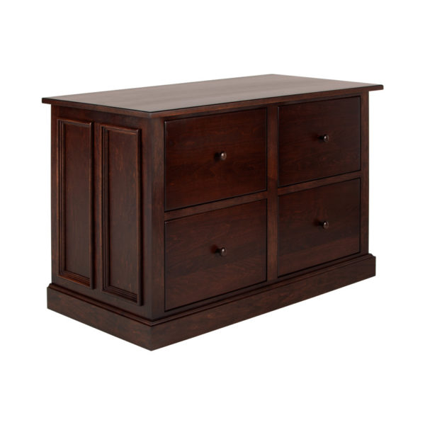 traditional home office wide tuscany file cabinet with 4 drawers