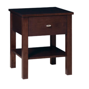 hand crafted in canada yaletown end table with drawer