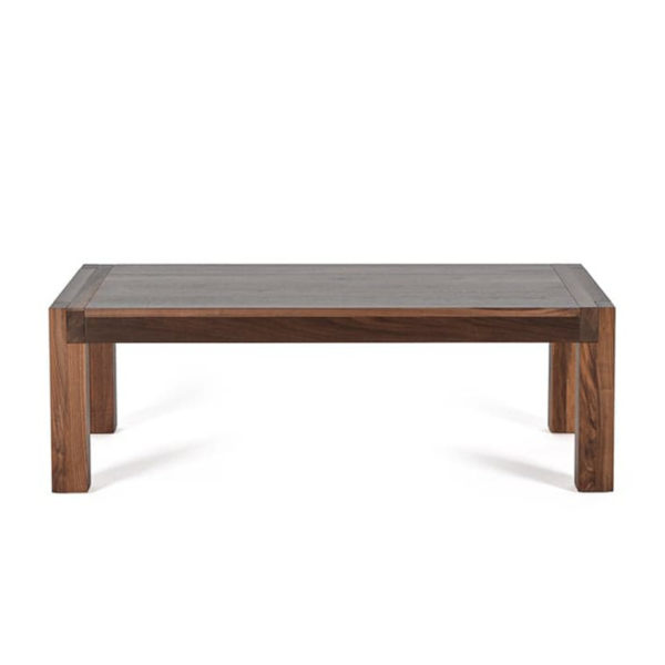 solid walnut wood sim coffee table