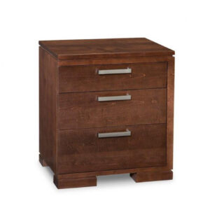 canadian made cordova night stand with 3 drawers
