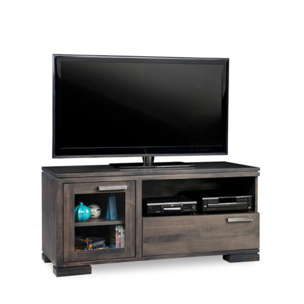 condo size small cordova tv console in solid wood