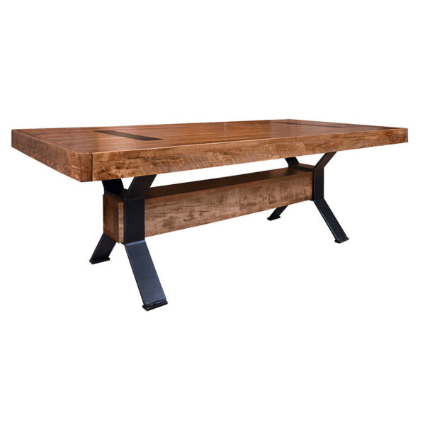 solid rustic wood arthur phillipe trestle table