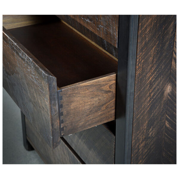 solid wood drawer box construction