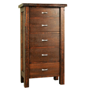 amish built in canada live edge chest of drawers with rustic finishing