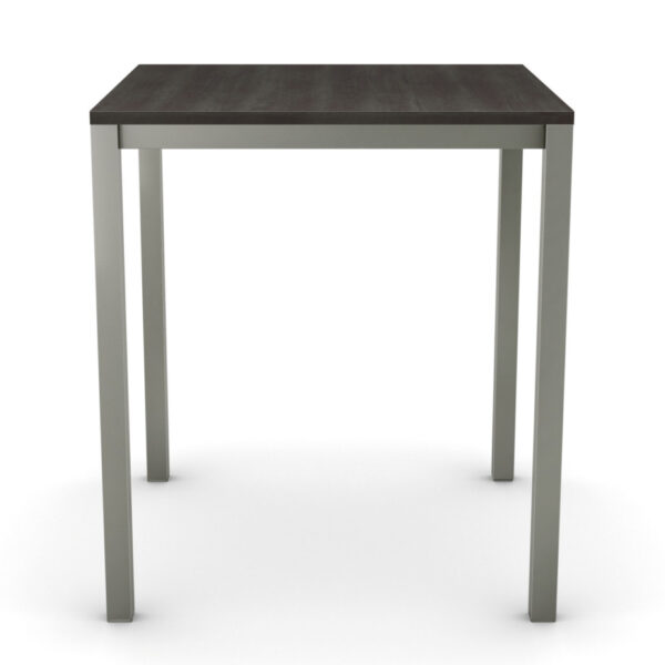 amisco carbon pub table with solid wood top